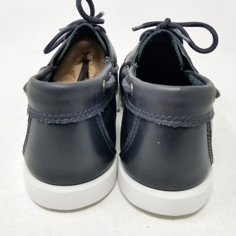 Timberland Cedar Bay Navy Blue White Boat Shoe - Picture 6 of 8